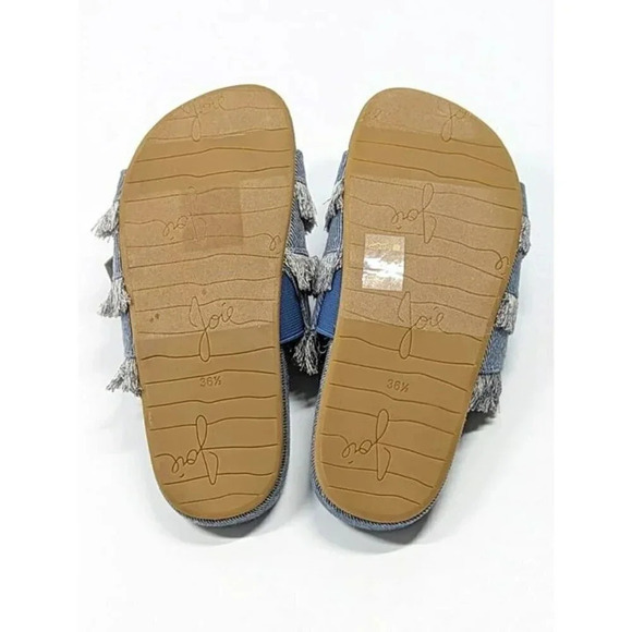 Joie Women's Jaden Dark Denim Pool Slide Sandals Size 36.5 EU (MSRP $228) - Picture 6 of 8